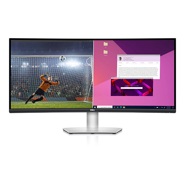 LCD Dell S3423DWC Curved (70296701) | 34 inch WQHD AMD FreeSync | HDMI | USB Type C | USB 3.2 Gen 1 | 1222F